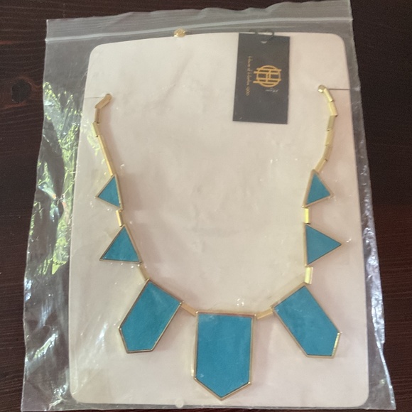 House of Harlow 1960 Five Station necklace, NWT, turquoise - Picture 2 of 2